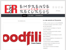Tablet Screenshot of emprendeconrecursos.com